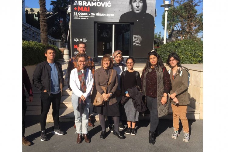 İletişim Sanatları Bölümü Öğrencileri Marina Abramovic’in Akış/Flux Sergisine Katıldılar